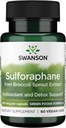 Swanson Sulforaphane - Broccoli Sprout Extract Supporting Cellular, GI Tract, and Liver Health - Natural Supplement Standardized to 0.4% Sulforaphane - (60 Veggie Capsules, 400mcg Cada uno)