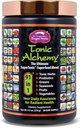 Dragon Herbs Tonic Alchemy Superfood Greens Polvo con 91 Ingredientes: Herbs Tonic, Ashwagandha, Mushrooms, Probióticos, Super Greens, Seaweeds, Fruits, Vegetables, Spirulina - 30 Servings