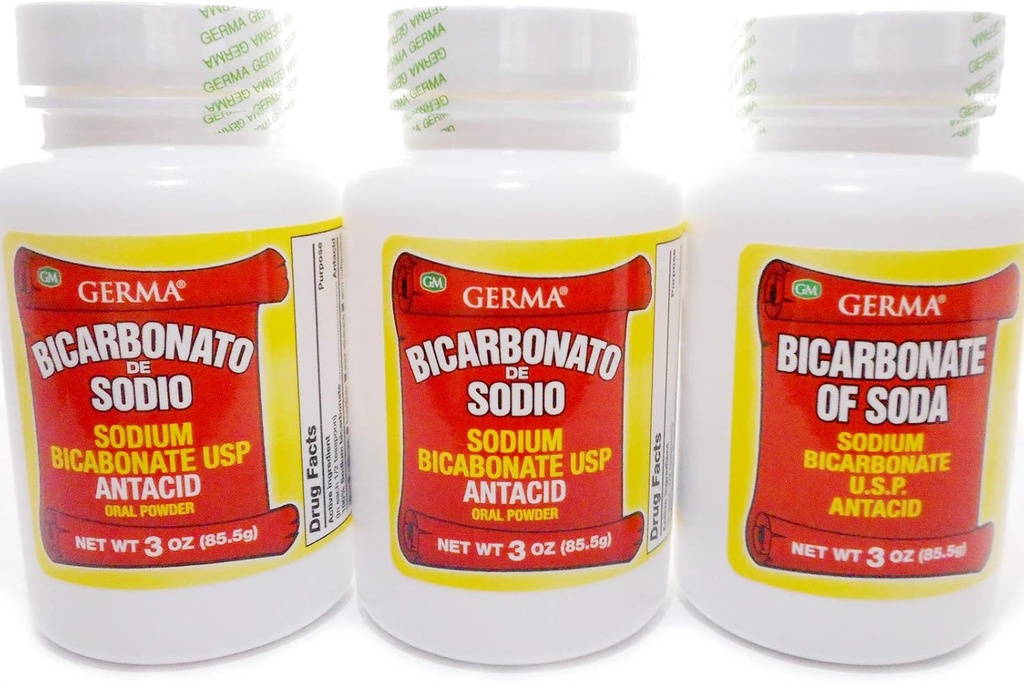 Sodium Bicarbonato USP 3oz Powder Bicarbonato de Soda 3-PACK