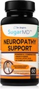 SugarMD Neuropatía Apoyo Suplemento – 60 Nerve Suplemento cápsulas con ácido lipoico alfa, benfotiamina y vitamina D3 B6 B12 - Nerve Apoyo Suplemento para Pies, Manos, Fingers ' Legs - 30 Day Supply