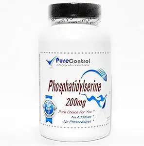 Phosphatidylserine 200mg // 200 cápsulas // Pura // por suplementos de control puro