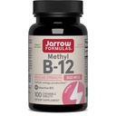 Jarrow Formulas® Methyl B-12 Tablets, 500 mg, Suplemento dietético para la producción de energía celular y el apoyo a la salud cerebral, 100 Cherry Flavor Chewable Tablets, 100 Day Supply