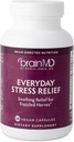 Dr Amen BrainMD Todos los días Stress Relief - 120 Capsules, Pack de 2 - Promociona la relajación & Focus - No-Drowsy - Gluten Gratis - 60 Total Servings