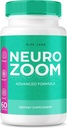 Suplemento Neuro Zoom, Neuro Zoom Memoria Orgánica Apoyo Fórmula, Neuro Zoom para Reducir los Efectos Negativos de la Fog cerebral, Neuro Zoom Usado para Boost Memory, NeuroZoom Reseñas (60 cápsulas)