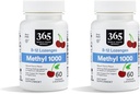 Mercado completo de alimentos, Metil B-12 Lozenges 1000mcg, Cherry Flavor, 60 ct (Pack of 2)