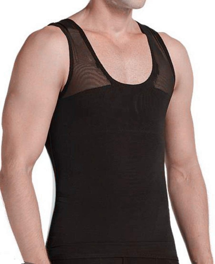 Gynecomastia Chest Compression Camiseta para ocultar Man Moobs Shapewear Slimming Body Shaper Corrección de postura