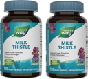 Cardo de leche de la naturaleza, soporta la función del hígado y las vías de desintoxicación*, 175 mg Extracto de semillas de leche Estándarizado al 80% Silymarin por ser, 120 cápsulas (paquete mayo Vary) - 2 Pack