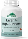 Provita Liver Hepato-Protect tóxico Liver Cleanse Detox &amp; Repair Suplemento de Reparación de Leche Vividor Detox con Dandelion, Artichoke &amp; Glutathione