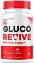 Gluco Revive - GlucoRevive, Gluco Revive Pills,GlucoRevive Support, GlucoRevive Capsules, Gluco Revived All Natural Premium Formula, Gluco Revive Pills Reviews, 30 cápsulas para 1 mes