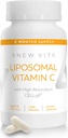Suplemento Liposomal Vitamina C - Apoyo Inmunitario mejorado, Antioxidante Rich, Absorción óptima " Biodisponibilidad, Potencia ácido ascórbico, no GMO, libre de gluten, con base vegetal - 120 cápsulas vegetales