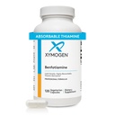 XYMOGEN Benfotiamine 300 mg - Bioavailable Thiamine B1 Derivative for Cellular Metabolic & Nerve Support* - Non-GMO, Gluten-Free, Vegan - 120 Capsules