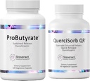 Tesseract Gut &amp; Immune Support Bundle – ProButyrate 600mg & QuerciSorb Quercetin 400mg, 120 + 90 cápsulas, Hypoallergenic, Gastrointestinal &amp; Immune Health