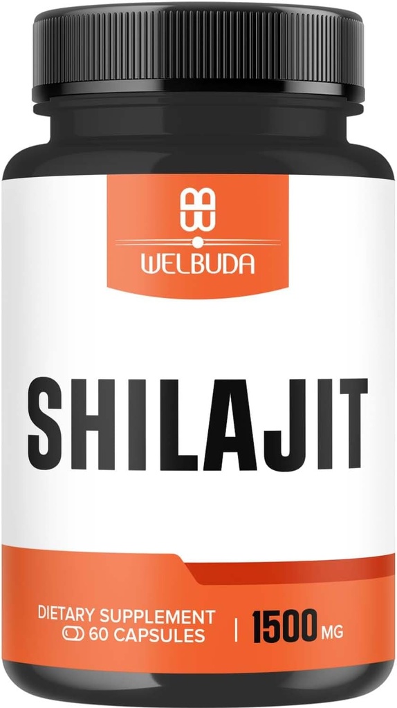 Extract 5:1 Shilajit Supplement 1500mg - Supports for Immune System, Energy Production, Brain Health &amp; Global Well-Being - 60 Capsules