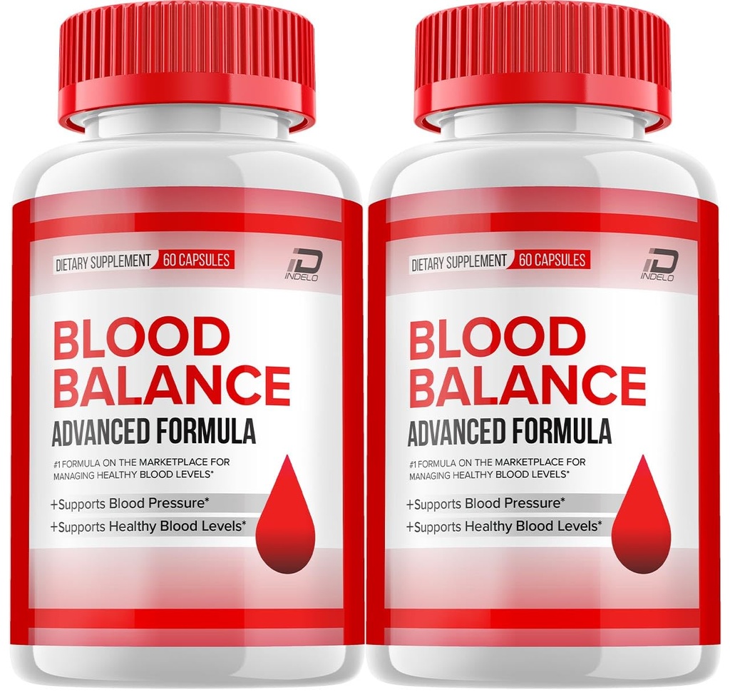 Coberturas de equilibrio de sangre, suplemento avanzado de BloodBalance, toda la fórmula natural para mantener niveles saludables, máxima fuerza diaria Fórmula, análisis de equilibrio de sangre (2 Pack - 120 cápsulas)