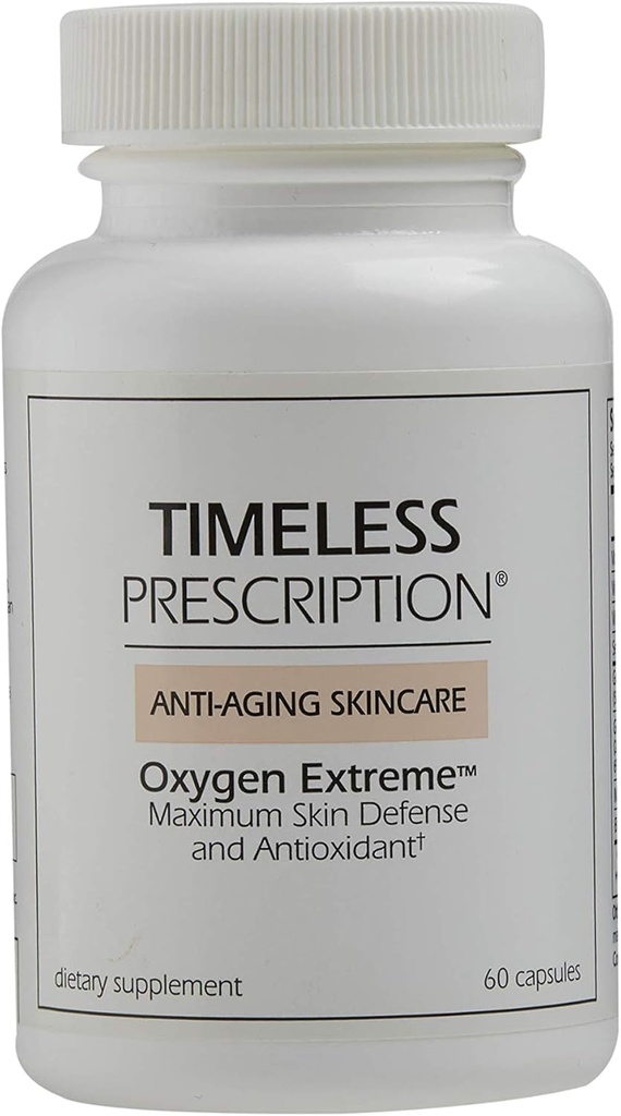 Prescripción intemporal - Oxígeno Extrema, Anti-Aging Skin Care, Maximum Defense & Antioxidant, Maintain Cardiovascular Health, Skin Health, Market America (30 Servings)