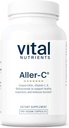Vital Nutrients Aller-C ← Respiratorio Vegan y Sinus Función Soporte* permanente Isoquercitrin, Bromelain, Bioflavonoids, " Vitamina C TEN Gluten, Dairy, Soy Free Suplemento TEN 100 Capsules