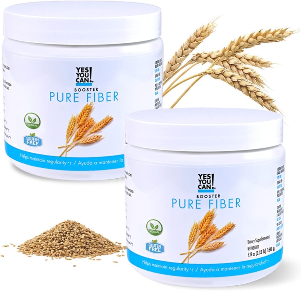 Yes You Can! Drink Booster - Organic Greens Superfood Powder Drink Mix - 2 Pack with Alfalfa Grass, Wheatgrass, Kale, Barley Grass, Lemon Juice Powder - Rich in Antioxidants, Vitamins and Minerals