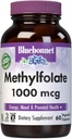 BlueBonnet Nutrition Methylfolate 1000 mcg, for Energy, Mood, and Prenatal Health*, Non-GMO, Vegan, Kosher Certified, Gluten-Free, 60 Vegetable Capsules, 60 Serviciones
