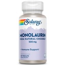 SOLARAY Monolaurin 500mg from Natural Coconut - Monolaurin Supplement for Powerful Nutritive Support - Lab Verified - 60 Servings, 60 VegCaps