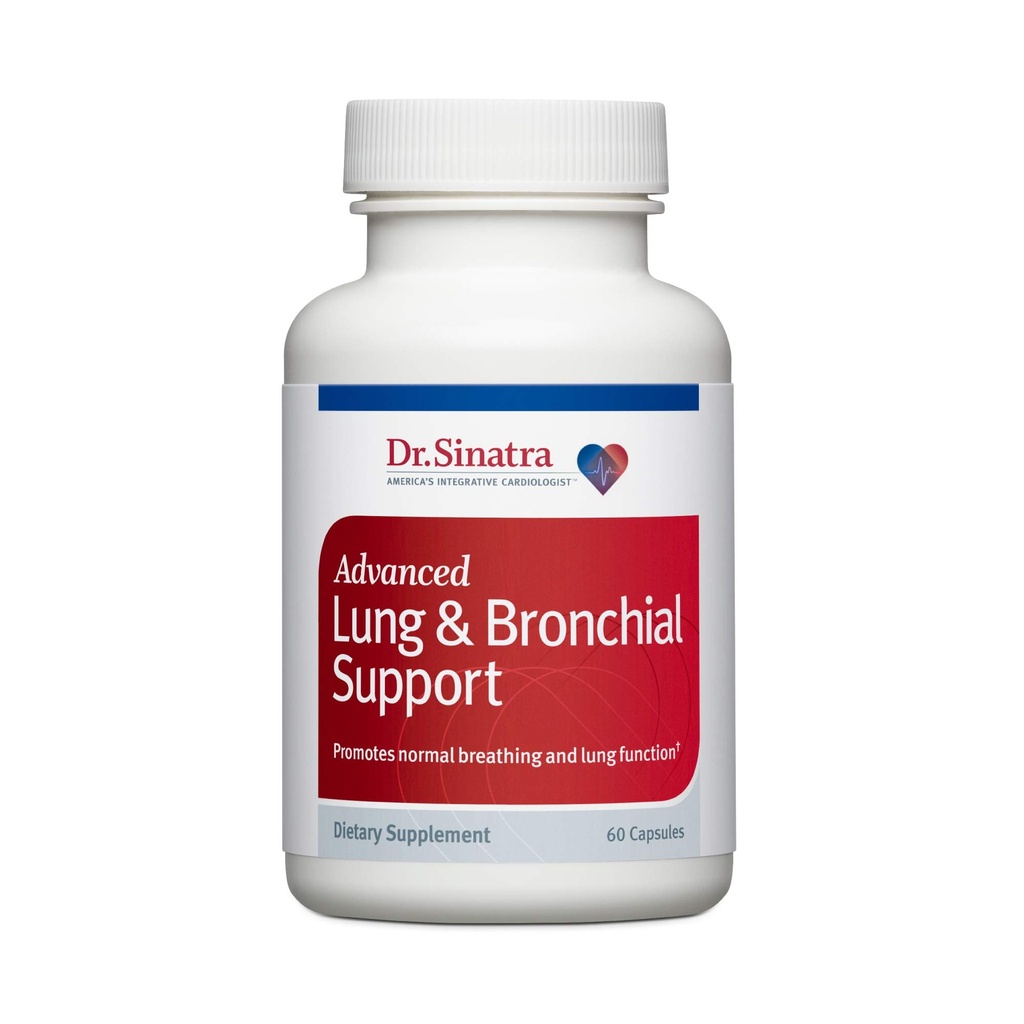 Dr. Sinatra Advanced Lung " Bronchial Support Supplement for Lung Health Support, Clear Breathing and Respiratory Function (60 Capsules, 30-Day Supply)