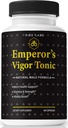 rize labs - Emperador Vigor Tonic para Hombres, Todo Natural Suplemento dietético para mejorar el rendimiento, cápsulas para promover la resistencia y la energía (60 cápsulas)