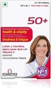 Mujer 50+ multivitaminas con Vitaminas, Hierro, Calcio, Aminoácidos, Mantener Energía, Visión & Salud del Corazón, Vegetariano 30 Tabletas