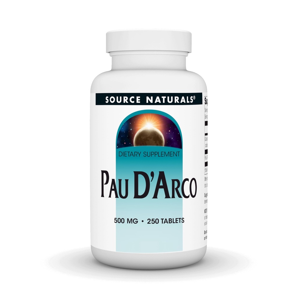 Fuente Naturales PAU D'Arco Suplemento dietético - 250 Tablas