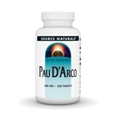 Fuente Naturales PAU D'Arco Suplemento dietético - 250 Tablas