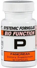 Fórmulas SISTEMICAs P Pancreas