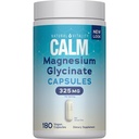 Natural Vitality Calm, Magnesium Glycinate Supports Bone, Muscle, Heart, & Nerve Health, Non-GMO, Vegan, Gluten Free 180ct