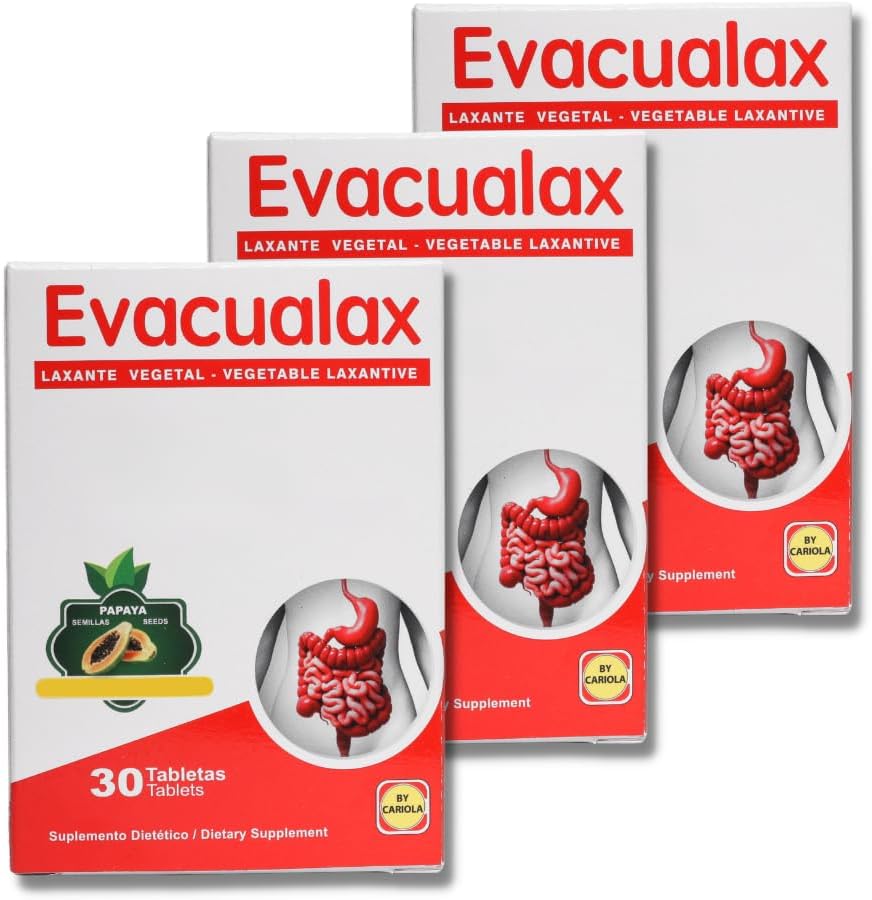 Mesas Laxantes Senna - Laxante Vegetal Natural con hoja de Senna, Prune &amp; Papaya Seed - Herbal Stool Suavedor para Alivio del Estreñimiento, Apoyo Digestivo, Postpartum & Travel - 90 Tablets