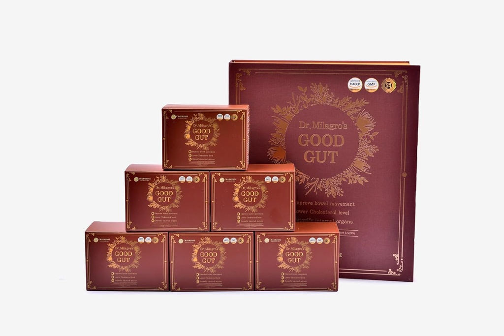 El Buen Gut del Dr. Milagro - Repear Leaky Gut, Restaurar el Microbiome Gut, Mejorar el Movimiento Bowel, Detoxificar los Órganos Internos, Apoyo sano nivel del colesterol, Metabolismo Fuerte, Colon Cleanse