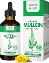 Mullein Leaf Tincture - Lung Cleanse - Vegan Lung Detox - Respiratory Health and Immune Support Drops - Natural Supplement Liquid Extract 4 fl.oz. Clorophyll