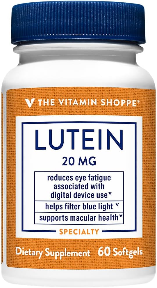 La vitamina Shoppe Lutein 20 MG (60 Softgels)