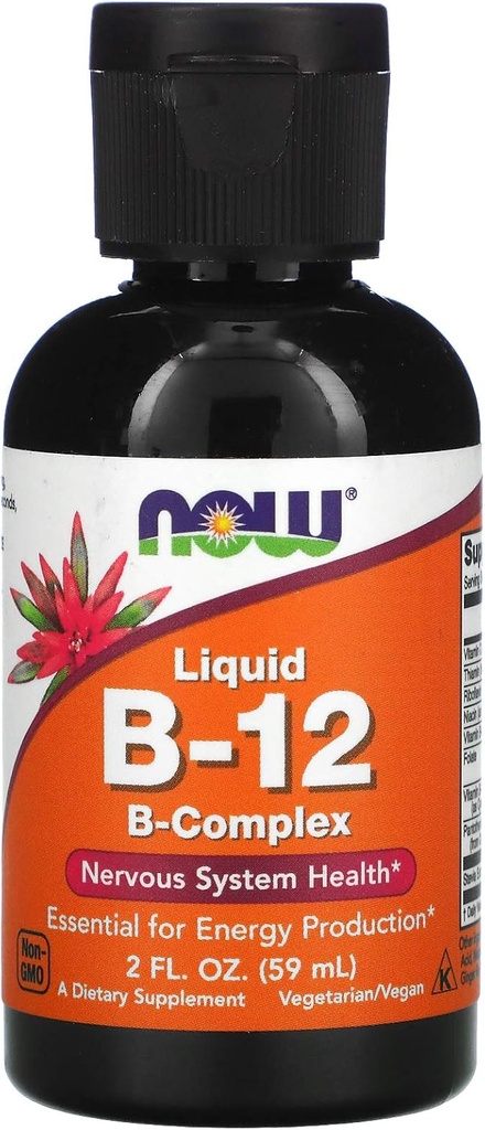 Ahora Alimentos - Líquido B-12 (Complejo B) 2 fl oz