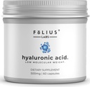 Ultra High Purity Hyaluronic Acid capsules 500mg - 95% Sodium Hyaluronate - altamente purificado y biodisponible - bajo peso molecular - no GMO Fermented - 60 cápsulas