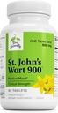 Terry Naturalmente St John's Wort 900-60 Tablets - Proporciona la dosis clínica completa - No GMO, Vegan, Gluten Gratis - 60 Servings