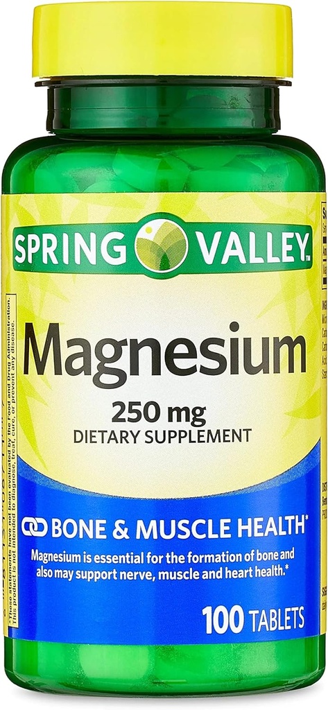 jogi Magnesium Tablets Suplemento dietético, 250 mg, fórmula vegetariana100 Conde