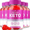 Vitazenlabs Keto ACV Gummies Suplemento – Laboratorios Vitazen + ACV Gummies Apple Sider Vinegar 1000MG, Vitazenlabs Keto Gummies Revisión, Vitamina B12 (5 Pack - 300 Gummies)