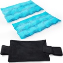 2 Ice Packs for Injuries Reusable, Cold and Hot Packs for Injuries, Pain Conjunto, Soreness Muscle e Inflamación Corporal, Ajustable Ice Packs Wraps for Knees, Back, Hombros, Arms y Legs