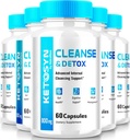(5 Pack) Ketosyn Cleanse & Detox Capsules, Ketosyn Pills for Advanced Weight Loss, Maximum Strength Keto Blend Support Supplement, Keto Syn Internal Cleansing Pastillas Reviews (300 cápsulas)
