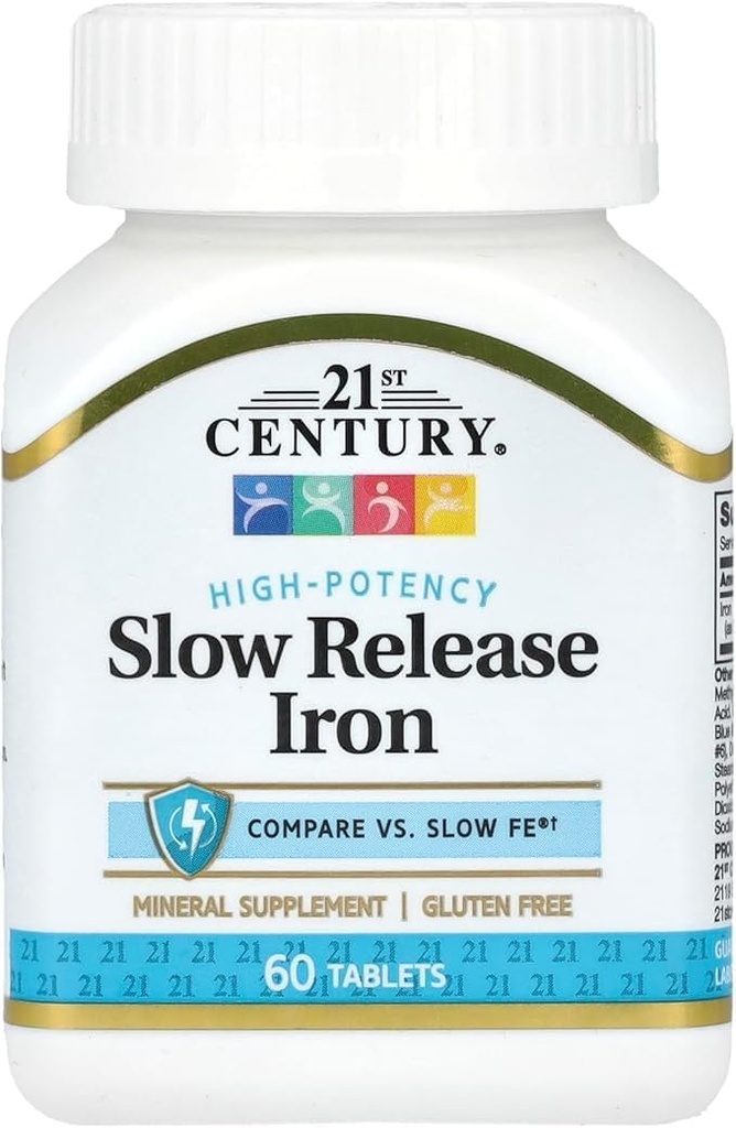21st Century Slow Release Iron Tablets 60 ea