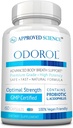 Odorol de Ciencias Aprobadas - 60 cápsulas - Fresco de mal aliento y olor corporal - Contiene L.acidophilus, té verde, corteza de Magnolia, aceite de menta y grano - Todo natural, vegano amigable, no GMO
