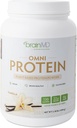 BRAINMD Dr Amen Omni Protein Vanilla - 2.38 lbs - Powder de proteína de base vegetal - promueve la recuperación de la energía y el ejercicio - Vegan, Vegetariano, Sugar Gratis, Gluten Gratis - 30 Servings