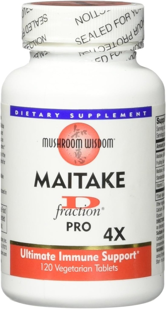 Maitake D-Fraction Pro, (120 conteo)