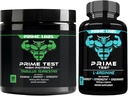 Prime Labs Tribulus Terrestris (120 ct) + L Arginine Nitric Oxide (60 ct)