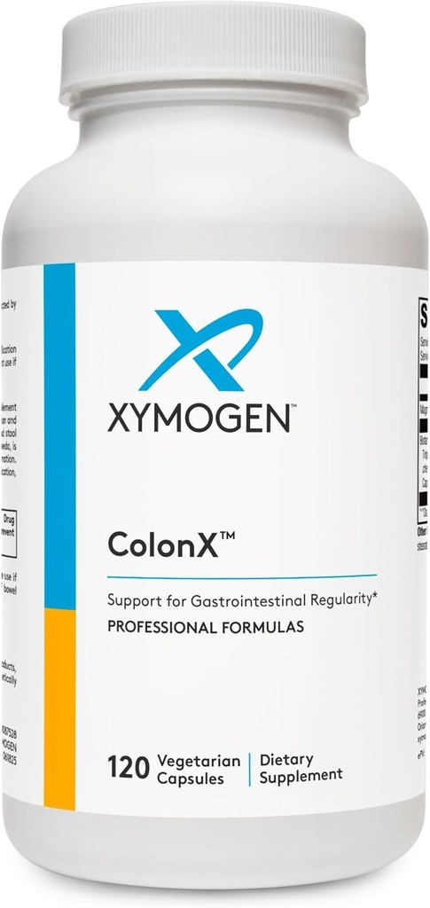XYMOGEN ColonX Suplemento - Citrato de Magnesio, Cabo Aloe, + Triphala Capsules para Salud Digestiva - Suplemento Magnesio - Gut Cleanse + Soporte Gut (120 cápsulas)
