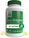 Petróleo de orégano 120 Mini-Softgels ← Salvaje Harvested ← Europa 40:1 Origanum Vulgare Equivalente a 600 mg de orégano en el aceite de oliva virgen extra ← No GMO Gluten Free tención por Health Thru Nutrition (Pack of 120)