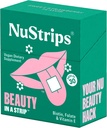NuStripsTM Fast-Dissolving Beauty Strips with Biotin, Folate &amp; Vitamin E – Hair, Skin & Nails Supplement – Supports Hair Growth " Reduce Hair Fall – Non-GMO, Vegan – Delicious Strawberry – 30 Strips