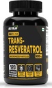 Trans Resveratrol 500MG Capsules - 99.5% Pure Micronized and Highly Bioavailable Supplement | Slow Down Aging, Proven Powerful Anti-Oxidant | Improves Metabolism & Heart Health (120 Capsules)